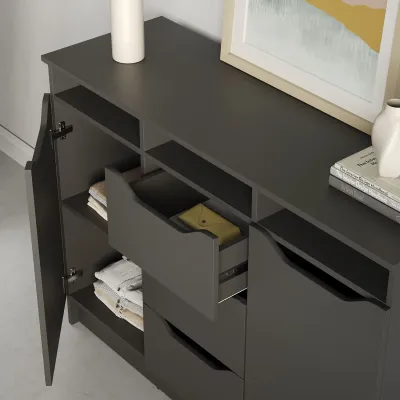 Комод Mebel Star 120х45х99 см Венге темный (MBS-1046) Комод Mebel Star 120х45х99 см Венге темный (MBS-1046)