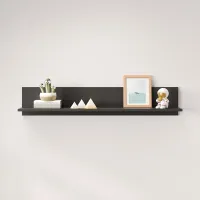Полка настенная Mebel Star Лилу 110х22х20 см Антрацит (MBS-1354)