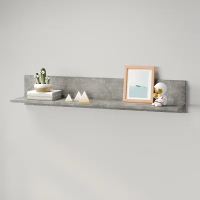 Полка настенная Mebel Star Лилу 110х22х20 см Бетон (MBS-1355) Полка настенная Mebel Star Лилу 110х22х20 см Бетон (MBS-1355)