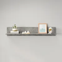 Полиця настінна Mebel Star Лілу 110х22х20 см Бетон (MBS-1355) Полиця настінна Mebel Star Лілу 110х22х20 см Бетон (MBS-1355)