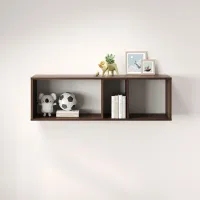 Полка настенная Mebel Star Лилу 110х27х34 см Дуб янтарный (MBS-1364)