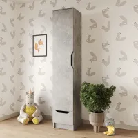 Шафа-пенал Mebel Star Лилу 40x40x210 см Бетон (MBS-1387)