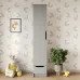 Шафа-пенал Mebel Star Лилу 40x40x210 см Серая мышка (MBS-1390) Шафа-пенал Mebel Star Лилу 40x40x210 см Серая мышка (MBS-1390)