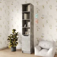 Шафа-пенал Mebel Star Лилу 40x40x210 см Бетон (MBS-1395)