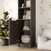 Шкаф пенал Mebel Star Лилу 40x40x210 см Дуб ристрето (MBS-1397)
