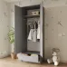 Шафа розпашна Mebel Star Лилу 80х50х210 см Сіра мишка (MBS-1406) Шафа розпашна Mebel Star Лилу 80х50х210 см Сіра мишка (MBS-1406)
