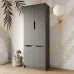 Шафа розпашна Mebel Star Лилу 80х40х210 см Антрацит (MBS-1410)