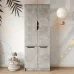 Шкаф распашной Mebel Star Лилу 80х40х210 см Бетон (MBS-1411)
