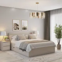 Кровать двуспальная Mebel Star Адель 160х200 см Кашемир (MBS-1427) Кровать двуспальная Mebel Star Адель 160х200 см Кашемир (MBS-1427)