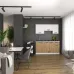 Кухня модульна Mebel Star Nika 1.6 м Аляска білий/Дуб тахо (MBS-1449) Кухня модульна Mebel Star Nika 1.6 м Аляска білий/Дуб тахо (MBS-1449)