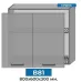 Кухня модульна Mebel Star Nika 2.4 м Антрацит (MBS-1467) Кухня модульна Mebel Star Nika 2.4 м Антрацит (MBS-1467)