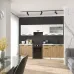 Кухня модульна Mebel Star Nika 2.6 м Аляска білий/Дуб тахо (MBS-1469)