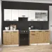 Кухня модульна Mebel Star Nika 2.6 м Аляска білий/Дуб тахо (MBS-1469)