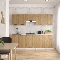Кухня модульна Mebel Star Nika 2.4 м Дуб тахо (MBS-1472) Кухня модульна Mebel Star Nika 2.4 м Дуб тахо (MBS-1472)