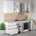 Кухня модульная Mebel Star Эко 1.6 м Аляска белый (MBS-1803) Кухня модульная Mebel Star Эко 1.6 м Аляска белый (MBS-1803)