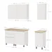 Кухня модульная Mebel Star Эко 1.6 м Аляска белый (MBS-1803) Кухня модульная Mebel Star Эко 1.6 м Аляска белый (MBS-1803)