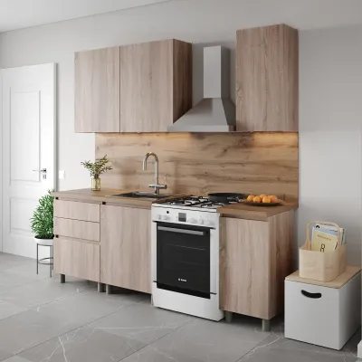 Кухня модульна Mebel Star Еко 1.6 м Дуб сонома (MBS-1804)