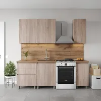 Кухня модульна Mebel Star Еко 1.6 м Дуб сонома (MBS-1804) Кухня модульна Mebel Star Еко 1.6 м Дуб сонома (MBS-1804)