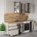 Кухня модульная Mebel Star Эко 1.6 м Кашемир (MBS-1807) Кухня модульная Mebel Star Эко 1.6 м Кашемир (MBS-1807)