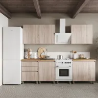 Кухня модульна Mebel Star Еко 2 м Дуб сонома (MBS-1808)