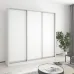 Шафа-купе тридверна Mebel Star Стандарт AL 210х60х240 см Аляска білий (MBS-1480)