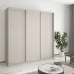 Шафа-купе тридверна Mebel Star Стандарт AL 200х45х240 см Кашемір (MBS-1499)