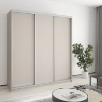 Шафа-купе тридверна Mebel Star Стандарт AL 190х60х240 см Кашемір (MBS-1502) Шафа-купе тридверна Mebel Star Стандарт AL 190х60х240 см Кашемір (MBS-1502)