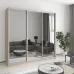 Шафа-купе тридверна Mebel Star Стандарт AL 210х60х240 см Кашемір (MBS-1600)