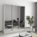 Шкаф-купе трехдверный Mebel Star Стандарт AL 180х45х240 см Аляска серый (MBS-1609)