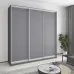 Шкаф-купе трехдверный Mebel Star Стандарт AL 230х60х240 см Антрацит (MBS-1817)
