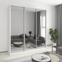 Шкаф-купе трехдверный Mebel Star Стандарт AL 220х60х240 см Аляска белый (MBS-1860) Шкаф-купе трехдверный Mebel Star Стандарт AL 220х60х240 см Аляска белый (MBS-1860)