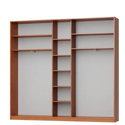 Шкаф-купе трехдверный Mebel Star Уни AL 260х45х240 см Аляска белый (MBS-1884)
