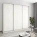 Шафа-купе тридверна Mebel Star Уни AL 260х60х240 см Аляска сірий (MBS-1928)