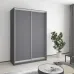 Шкаф-купе двухдверный Mebel Star Стандарт AL 140х45х210 см Антрацит (MBS-2256)