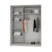 Шафа-купе дводверна Mebel Star Стандарт AL 160х60х210 см Антрацит (MBS-2312) Шафа-купе дводверна Mebel Star Стандарт AL 160х60х210 см Антрацит (MBS-2312)
