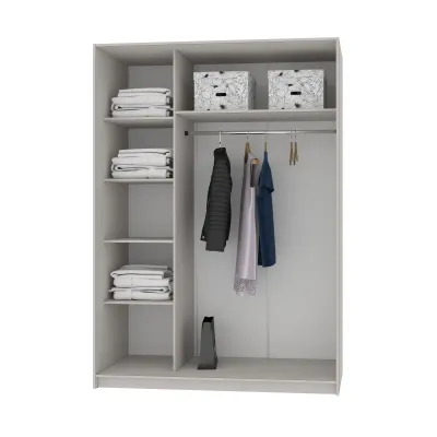 Шафа-купе дводверна Mebel Star Стандарт AL 150х60х210 см Кашемір (MBS-2329)