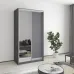 Шкаф-купе двухдверный Mebel Star Стандарт AL 110х45х210 см Антрацит (MBS-2361)