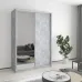 Шкаф-купе двухдверный Mebel Star Стандарт AL 140х45х210 см Бетон (MBS-2391)