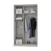 Шафа-купе дводверна Mebel Star Стандарт AL 120х60х210 см Антрацит (MBS-2416) Шафа-купе дводверна Mebel Star Стандарт AL 120х60х210 см Антрацит (MBS-2416)