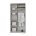 Шафа-купе дводверна Mebel Star Стандарт AL 110х45х210 см Дуб сонома (MBS-2478) Шафа-купе дводверна Mebel Star Стандарт AL 110х45х210 см Дуб сонома (MBS-2478)