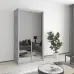 Шкаф-купе двухдверный Mebel Star Стандарт AL 110х45х210 см Бетон (MBS-2496)
