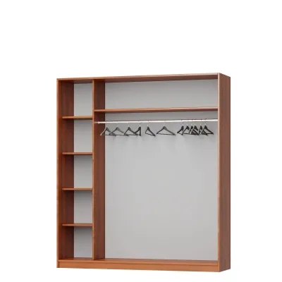 Шафа-купе дводверна Mebel Star Уни AL 180х60х210 см Антрацит (MBS-2613)