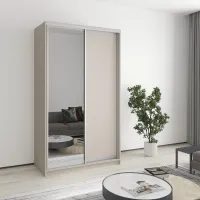 Шкаф-купе двухдверный Mebel Star Уни AL 120х60х210 см Кашемир (MBS-2624)