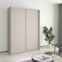 Шкаф-купе двухдверный Mebel Star Комбо AL 150х60х210 см Кашемир (MBS-2710)