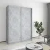 Шафа-купе дводверна Mebel Star Комбо AL 150х60х210 см Бетон (MBS-2714)