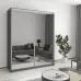 Шкаф-купе двухдверный Mebel Star Комбо AL 170х45х210 см Антрацит (MBS-2776)