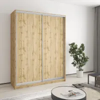 Шафа-купе дводверна Mebel Star Стандарт AL 160х45х210 см Дуб тахо (MBS-3447) Шафа-купе дводверна Mebel Star Стандарт AL 160х45х210 см Дуб тахо (MBS-3447)