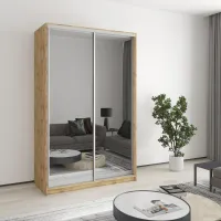 Шафа-купе дводверна Mebel Star Стандарт AL 130х60х210 см Дуб тахо (MBS-3489) Шафа-купе дводверна Mebel Star Стандарт AL 130х60х210 см Дуб тахо (MBS-3489)