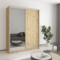 Шафа-купе дводверна Mebel Star Комбо AL 160х45х210 см Дуб тахо (MBS-3521) Шафа-купе дводверна Mebel Star Комбо AL 160х45х210 см Дуб тахо (MBS-3521)