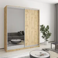 Шафа-купе дводверна Mebel Star Комбо AL 180х60х210 см Дуб тахо (MBS-3527) Шафа-купе дводверна Mebel Star Комбо AL 180х60х210 см Дуб тахо (MBS-3527)
